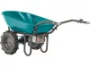 EXTOL INDUSTRIAL akkus talicska, 40V, Li-ion, 2 kerekes, differenciálmű, 1 akku, 1 töltő, 6000 mAh, max.260 kg, kefementes motor