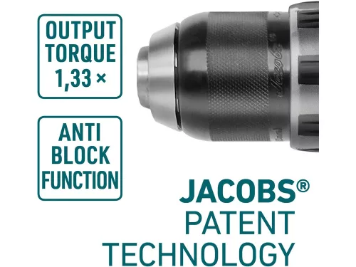 EXTOL INDUSTRIAL  akkus ütvefúró és csavarozó, Share20V, 20V, Li-ion; 80Nm, AKKU és TÖLTŐ NÉLKÜL