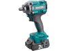 EXTOL INDUSTRIAL  akkus ütvecsavarozó, Share20V, 1/2" szénkefe mentes, négyszög, Li-ion; 20V akku: 2Ah, töltő, 500 Nm