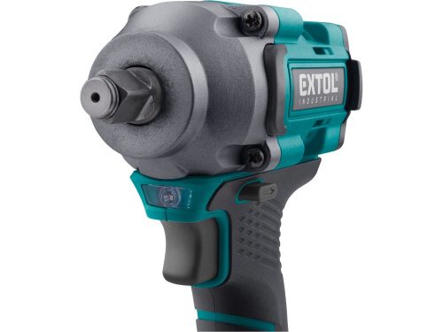 EXTOL INDUSTRIAL  akkus ütvecsavarozó, Share20V, 1/2" négyszög,szénkefe mentes, Li-ion;  AKKU és TÖLTŐ NÉLKÜL, 500 Nm