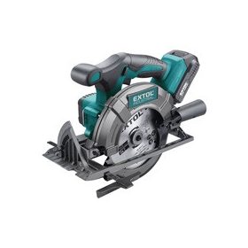  EXTOL INDUSTRIAL akkus körfűrészgép, Share20V, Li-ion, 1db 2000 mAh akku, 1db töltő