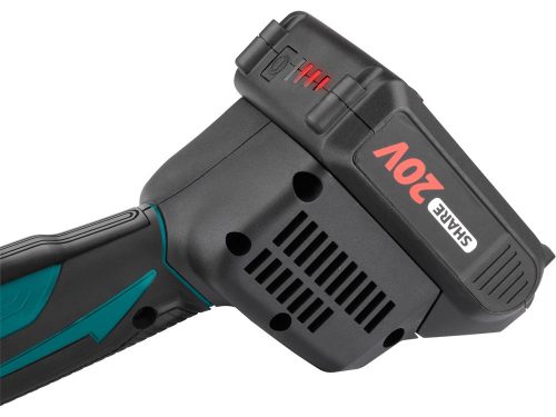 EXTOL INDUSTRIAL  akkus folyamatos lemezlyukasztógép, Share20V, 20V, Li-ion; 1db akku, 1db töltő, 2000 mAh