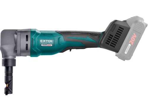 EXTOL INDUSTRIAL  akkus folyamatos lemezlyukasztógép, Share20V, 20V, Li-ion; AKKU és TÖLTŐ NÉLKÜL