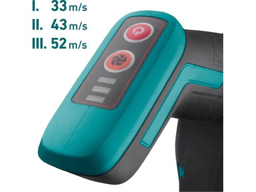 Extol Indrustrial akkus lombfúvó Share20V, 20V, Li-ion, kefementes, 1db akku, 1db töltő, 4000 mAh