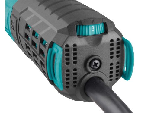 EXTOL INDUSTRIAL  sarokcsiszológép 125mm 1550W, kefementes, szabályozható fordulatszám, lágy indítás, terhelésnél konstans fordulatszám