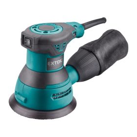   EXTOL INDUSTRIAL rotációs (excentrikus) csiszológép 350W, átmérő: 125mm, ford.:8000-12000