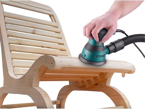 EXTOL INDUSTRIAL rotációs (excentrikus) csiszológép 350W, átmérő: 125mm, ford.:8000-12000