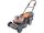 EXTOL INDUSTRIAL akkus fűnyírógép, önjáró, szénkefementes, 60V (1600W),  AKKU és TÖLTŐ NÉLKÜL!