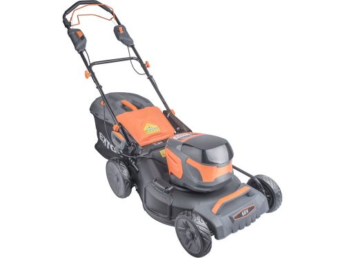EXTOL INDUSTRIAL akkus fűnyírógép, önjáró, szénkefementes, 60V (1600W),  AKKU és TÖLTŐ NÉLKÜL!