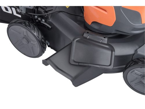 EXTOL INDUSTRIAL akkus fűnyírógép, önjáró, szénkefementes, 60V (1600W),  AKKU és TÖLTŐ NÉLKÜL!