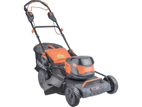 EXTOL INDUSTRIAL akkus fűnyírógép, önjáró, szénkefementes, 60V (1600W),  AKKU és TÖLTŐ NÉLKÜL!