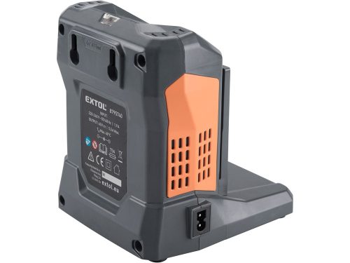 EXTOL INDUSTRIAL akkutöltő a 8795731 (4Ah) és 8795732 (8Ah) tartalék akkuhoz, 60V 5,5A