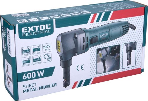 EXTOL INDUSTRIAL folyamatos lemezlyukasztógép, lemezvágó  600W