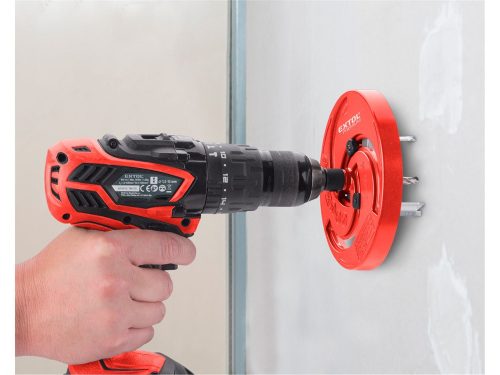 EXTOL PREMIUM körkivágó gipszkartonhoz, állítható 19 -127 mm, HSS