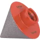 EXTOL PREMIUM lyukmaró, kúpos (lyuktágító/lyukfúró/furat csiszoló) csempére, gyémánt bevonat; 50mm × M14, sarokcsiszolóra
