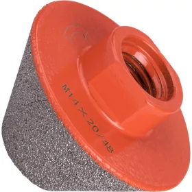   EXTOL PREMIUM lyukmaró, csonkakúp (lyuktágító/lyukfúró/furat csiszoló) csempére, gyémánt bevonat; 48mm × M14, sarokcsiszolóra