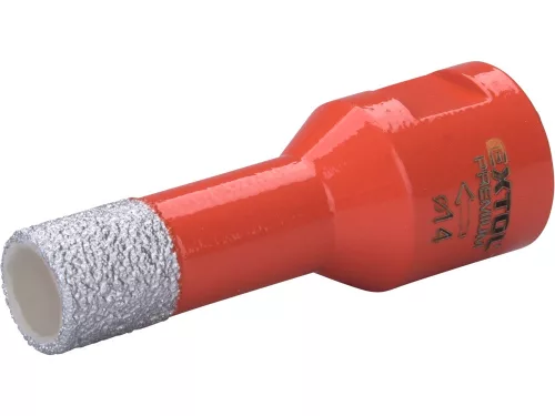 EXTOL PREMIUM körkivágó csempére, gyémánt vágóél; 20mm × M14, sarokcsiszolóba fogható