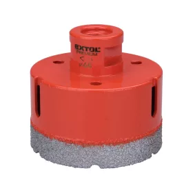   EXTOL PREMIUM körkivágó csempére, gyémánt vágóél; 60mm × M14, sarokcsiszolóba fogható