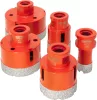 EXTOL PREMIUM körkivágó csempére klt. 5 db, gyémánt vágóél; 20-68mm × M14, sarokcsiszolóba fogható