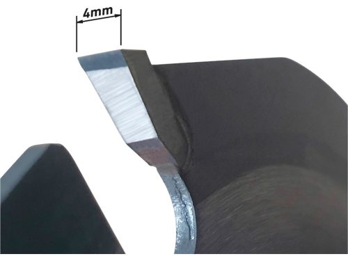 EXTOL PREMIUM körfűrészlap, keményfémlapkás, 125×22,2mm(lyuk átm), T3; 4,0 mm lapkaszélesség, max. 12.000 ford/perc