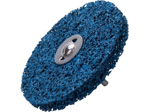 EXTOL PREMIUM csiszolókorong fúrógéphez ("csapos négertárcsa") 115mm, 15 mm vastagság, 6 mm befogás, nylon és szilícium karbid