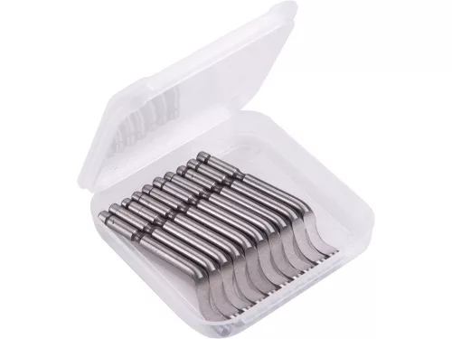 EXTOL PREMIUM sorjátlanító klt. 10 db cserélhető HSS penge, 1 db TPR nyél