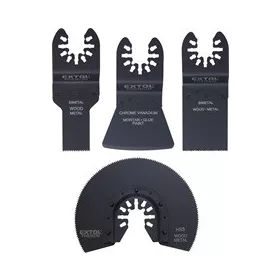 EXTOL PREMIUM tartalék fej klt., 4 db, fémmunkákhoz