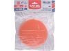 EXTOL PREMIUM polírkorong, egylépéses polírozás, T40, 180×30mm, narancs, tépőzáras