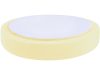 EXTOL PREMIUM polírkorong, erős polírozás, T80, 180×30mm; sárga, tépőzáras