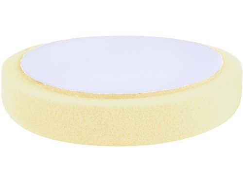 EXTOL PREMIUM polírkorong, erős polírozás, T80, 180×30mm; sárga, tépőzáras