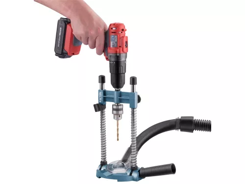 EXTOL PREMIUM  fúrógépállvány, 10 mm, +/- 45 fokban forgatható