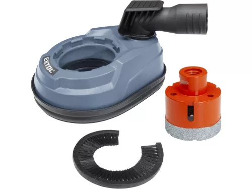 EXTOL PREMIUM porelszívó adapter (porgyüjtő) fúrógéphez
