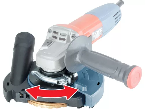 EXTOL PREMIUM porelszívó adapter (feltét) sarokcsiszolóhoz, csiszoláshoz