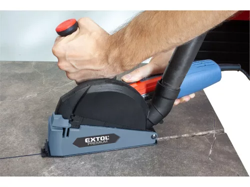 EXTOL PREMIUM porelszívó adapter (feltét) sarokcsiszolóhoz, vágáshoz