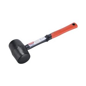   EXTOL PREMIUM gumikalapács üvegszálas nyéllel, fekete gumi ; 80 mm, 0,91 kg