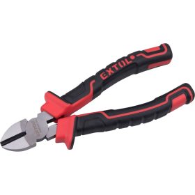   EXTOL PREMIUM  oldalcsípő fogó, 160mm, duál  vörös/fekete, TPR nyél, akasztós szerszámtartó