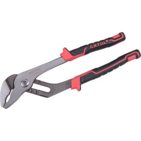   EXTOL PREMIUM  vízpumpafogó, 255mm, TÜV/GS, TPR nyél, akasztós szerszámtartó; megcsúszásgátló, progresszív fogazás