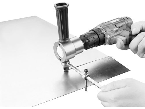 EXTOL PREMIUM fém megvezető elem / körzőszár a 8813651 lemezvágó fejhez; 20-150 mm, 360 fokban körbeforgatható