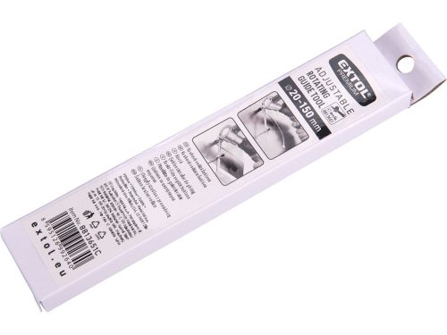 EXTOL PREMIUM fém megvezető elem / körzőszár a 8813651 lemezvágó fejhez; 20-150 mm, 360 fokban körbeforgatható
