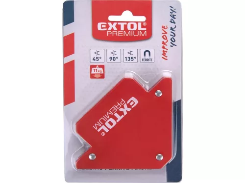 EXTOL PREMIUM hegesztő mágnes, max. 11 kg