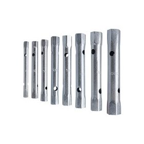   EXTOL PREMIUM csőkulcs klt., 10db (8 csőkulcs+2 hajtóvas), CrV., 6-22mm (6×7;8×9;10×11;12×13;14×15; 16×17;18×19;20×22)