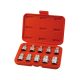 EXTOL PREMIUM  bitdugófej klt. belső, 10db, TORX,  1/2"×38mm (E8-10-11-12-14-16-18-20-22-24), CrV/S2