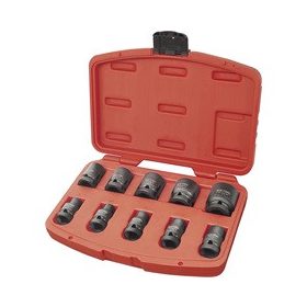   EXTOL PREMIUM gépi (impakt) dugófej klt. 1/2", 10db, 9-27mm