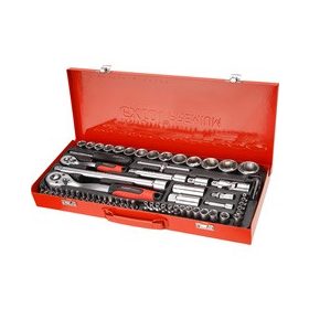   EXTOL PREMIUM dugókulcs klt., racsnis 45fog ; 1/4" és 1/2", 65db