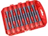 EXTOL PREMIUM órás csavarhúzó készlet 15 db S2 acél mágneses, 135 mm hosszúság, lapos, PH, HEX és TORX, műanyag doboz