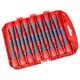 EXTOL PREMIUM órás csavarhúzó készlet 15 db S2 acél mágneses, 135 mm hosszúság, lapos, PH, HEX és TORX, műanyag doboz