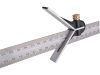 EXTOL PREMIUM asztalos kombinált derékszög/vízmérték/vonalzó, többfunkciós, 300 mm, ALU/Inox, mm beosztás, 0°-45°-90° beosztás