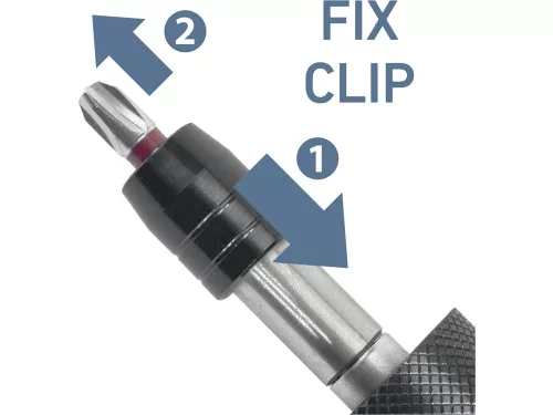 EXTOL PREMIUM  nyomaték csavarhúzó BIT-ekhez, 1/4", 1 - 6 Nm, pontosság: +/- 7%