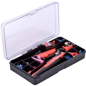   EXTOL PREMIUM  vezeték csupaszító (blankoló) és krimpelő fogó klt., 231 db, automata: 0,2-6 mm2, 205mm, CR12MoV