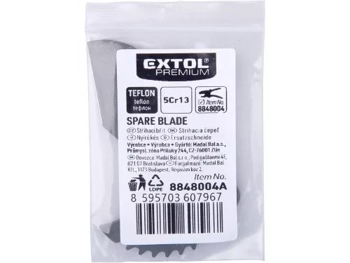 EXTOL PREMIUM pótpenge 8848004 műanyagcső vágóollóhoz; (PVC, PP, PE, PEX, PB, PVDF csövekhez)